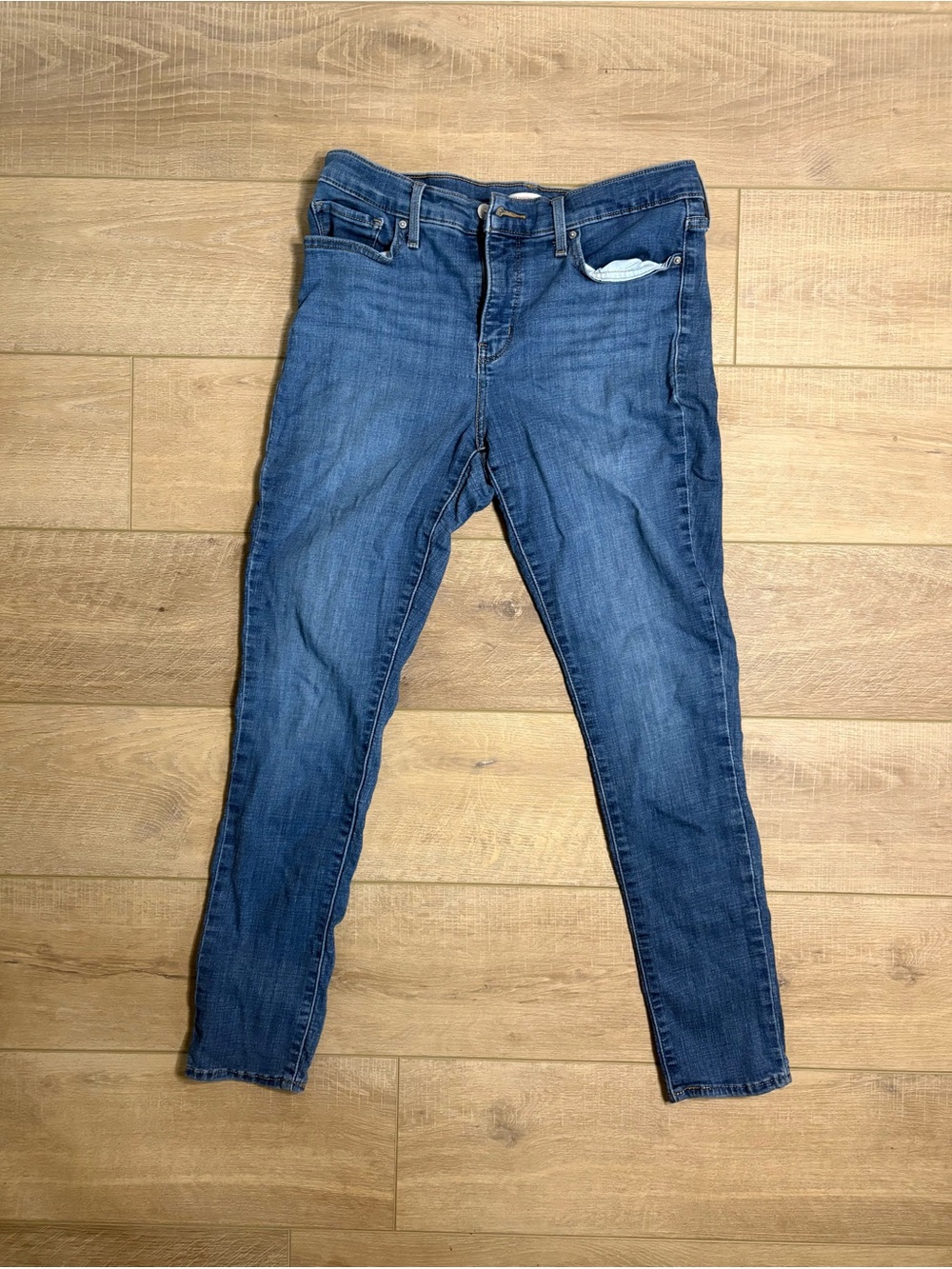 Levi's Blue Denim 311 Shaping Skinny Women's Jeans